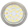 thumbnail image 4 of Bombilla MR11 de 18 LED, 3 W, 300 lm, base de doble clavija, foco de paisaje para sala de estar, blanco cálido, 4 unidades, 4 of 14