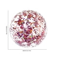 thumbnail image 4 of Pelota Playa Inflable Cgtredaw Con Purpurina para Piscina Oro Rosa, 4 of 9