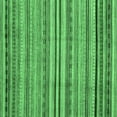 thumbnail image 1 of Ahgly Company Indoor Square Abstract Emerald Green Modern Area Rugs, 4' Square, 1 of 4