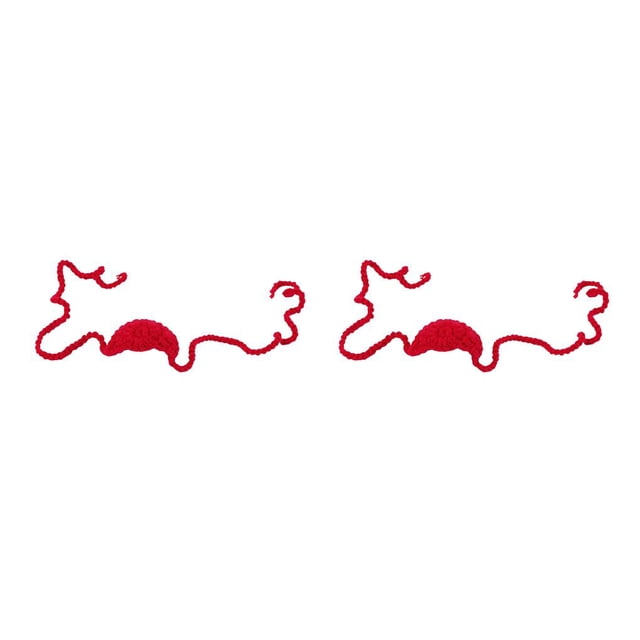 Yuarrent Calentador de cubierta de nariz de punto Unisex, portátil, para adultos, niños, Camping, esquí, Protector nasal cálido, deportes de Rojo 2Conjunto
