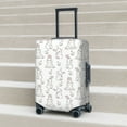 thumbnail image 6 of Fuzoiu Bunny And Bird Print Suitcase Cover,Washable Luggage Covers for Suitcase,Elastic Luggage Protector Cover,Scratch Resistant Travel Suitcase Covers-Medium, 6 of 7