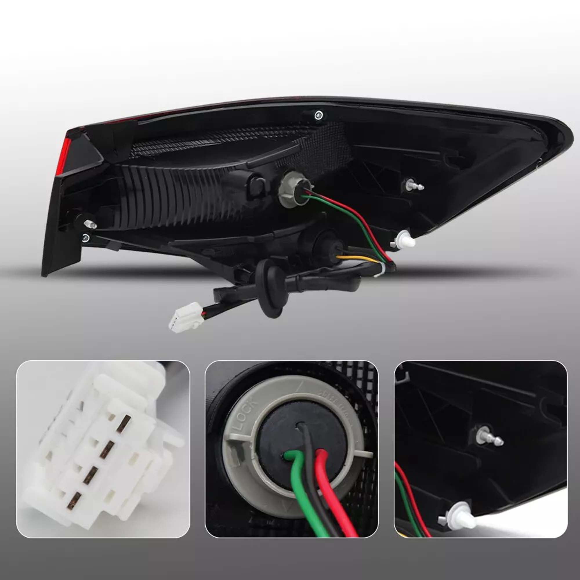 MZORANGE Left Driver Tail Light For Nissan Sentra 2020-23 Brake Outer Rear Stop Taillamp