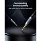 thumbnail image 4 of Cable Audio Ugreen Auxiliar 3.5mm de 4 Polos 2m Negro Ugreen UGCBAUXNYL2M4P, 4 of 7