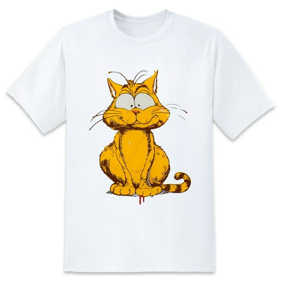 Men's Graphic TeeCat (4) Letter Print T-Shirts Round Neck Short Sleeves Sizes XS-5XL Summer Daily Casual Tops