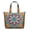 White-150, variant on Paisley Boho Design Vintage Travel Tote - Large Main Compartment & Side Pockets