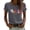 Grey, variant on MEICHEN Women's Retro Statue of 250Th Anniversary Casual T Shirt Flag Patriotic Shirt Summer Fashion Clothing for Women