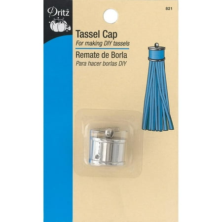 - Dritz Metal Tassel Cap-Nickel