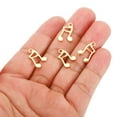 thumbnail image 4 of Unique Bargains Charme Musical 200Pcs Mini Breloque Pendentif Musique en Vrac Vintage Métal Instrument Notes Designer, Or Argent, 4 of 6