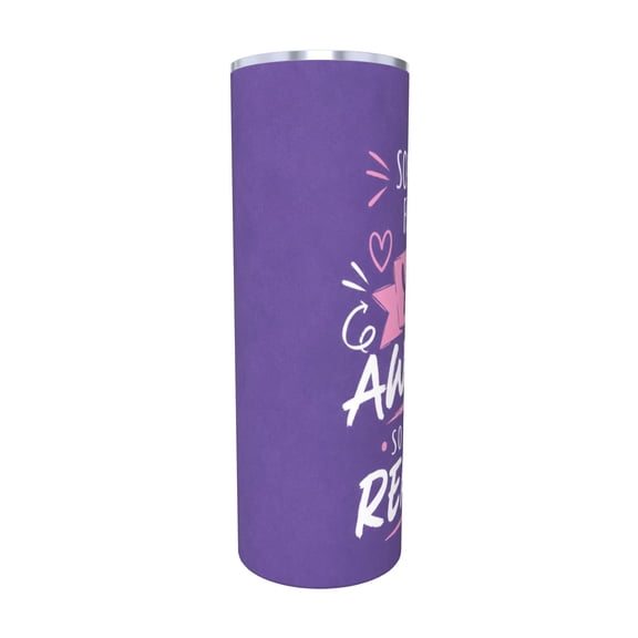 20oz You Are Awesome Inspirational Tumbler with Handle Stainless Steel Insulated Travel Coffee Cup Gift with Straw