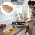 thumbnail image 3 of Chopping Board Meat Cutting Bread Wood Wooden Boards for Kitchen Portable Fruit Plate, 3 of 6