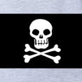 thumbnail image 2 of CafePress - Pirate Flag Skull And Crossbones Baby Football Bod - Cute Infant Baby Football Bodysuit, 2 of 3