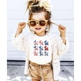 thumbnail image 3 of Cute Patriotic Balloon Shirt for Women, Youth and Toddler Girls Matching 4th of July Tee Natural Shirt Youth Small, 3 of 5