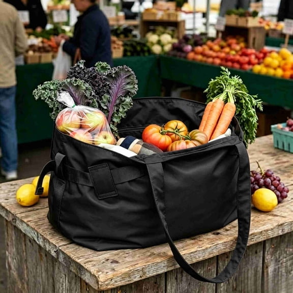 Foldable Expandable Travel Bag Waterproof Portable - Spacious Luggage Loadable Tote for Travel Storage
