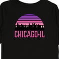 thumbnail image 4 of Inktastic Chicago Gifts Souvenirs for Kids Girls Long Sleeve Toddler T-Shirt, 4 of 5