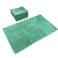 Arkwright Microfiber Hand Towels, 12 Pack, 15 x 24, Hunter Green