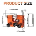 thumbnail image 3 of Chain Sharpener Portable Hand Crank Chain Sharpener Set for Chainsaw Chain Sharpening Fast Accurate Guided Grinding System Wide Compatibility Aluminum Alloy , 1 Chain Grinder + 1 Grinding Head, 3 of 5