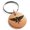 Rose, variant on Stainless Steel Zeus Greek God of Sky Engraved Small Medallion Circle Charm Keychain Keyring