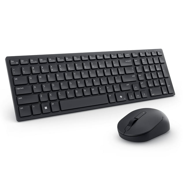 Teclado y ratón Dell KM555 Silent, 18 teclas de acceso directo, color negro