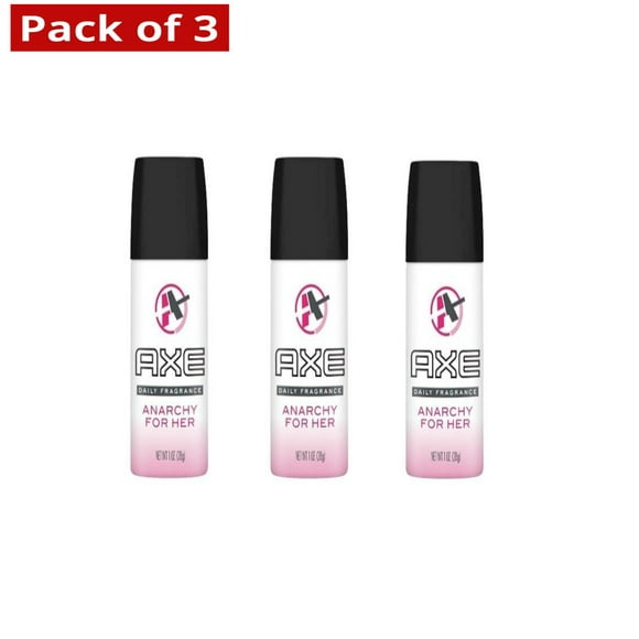 Axe Body Spray Trvel Size Anarchy for Her 28g - Pack of 3