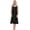 A-Black145, variant on XIAONU Womens Silky Satin Chemise Loose Sleeveless Scoop Neck Loungewear Soft Minimalist Sleep Nightgowns