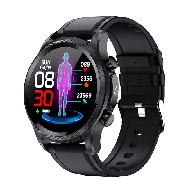 Montre Intelligente E400 en Temps Réel, Température Corporelle, Aspiration Magnétique, Rappel d'Information, Étanche