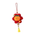 thumbnail image 2 of Colgante de Año Nuevo Peluche Mascota Zodiaco Orificio Decorativo Bendición Elaborado en Material Suave Adecuado para Regalo Decoración del Hogar Oficina Coche caqui, 2 of 10