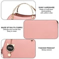 thumbnail image 3 of Bolso de mensajero Bolso de mano de gran capacidad para el trabajo, bolso de hombro casual de cuero artificial para citas, 3 of 5
