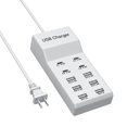 thumbnail image 1 of Bloque de cargador USB C Resypey de 10 puertos (6 USB-A y 4 USB-C) de 50 W, 1 of 6