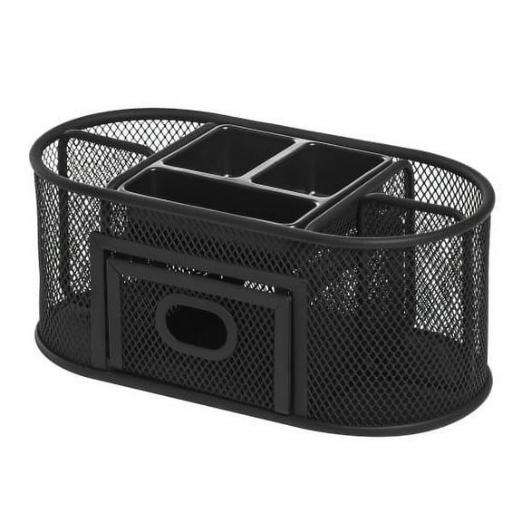 Lorell  Mesh Steel Desktop Organizer - (1/Each)