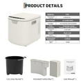 thumbnail image 7 of Danolapsi 2.5L Electric Composter Countertop, 3 Modes Kitchen Smart Compost Bin with Auto Cleaning, LED Display, Turns Kitchen Waste into Dry Manure, Low Noise Food Waste Compost Machine, 7 of 7