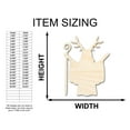 thumbnail image 2 of Unfinished Wood Shaman Shape - Craft - up to 46" 30" / 1/2", 2 of 5
