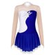 thumbnail image 1 of Womens Figure Ice Skating Clothing Long Sleeve See-through Mesh Sequin Flower Embroidery Ballet Dance Leotards Dress DancewearXL Gong Bohan LED, 1 of 2