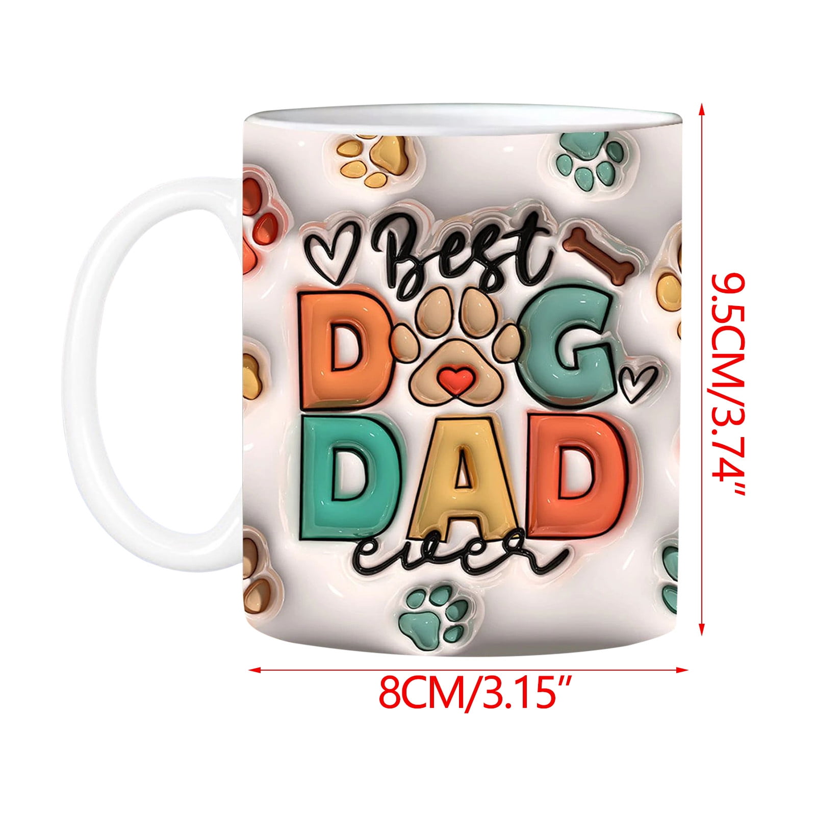 XWSHYW Tazas Taza Del Mundo Inflado Diseño de Sublimación Por ...
