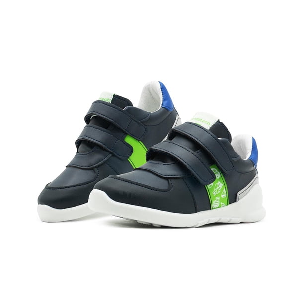 Tenis Niño Andanenes Velcro Piel Marino/Manzana Arco 13-17 azul marino 13.5