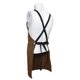 thumbnail image 2 of Espalda cruzada con correas de cuero, lona encerada resistente para hombres y mujeres: mecánico, herrero, soldador. JAMW Sencillez, 2 of 4