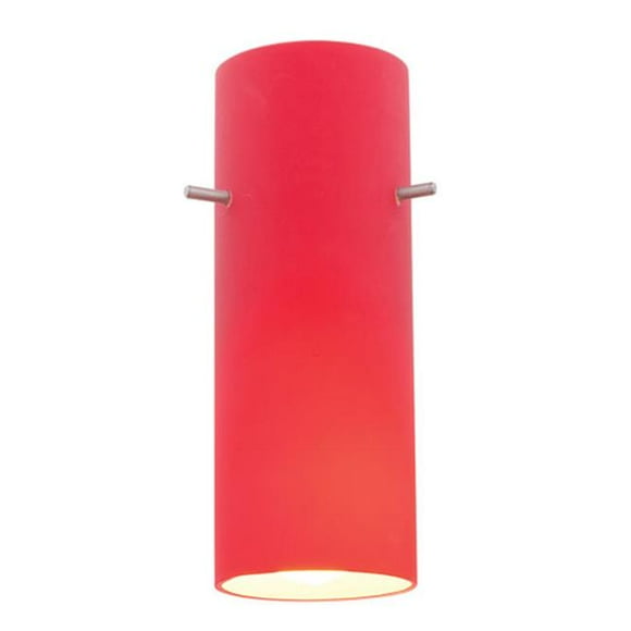 Access Lighting 23130-RED Cylindre en Soie et Verre Inari - Rouge
