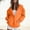 Orange, variant on Women Oversized Zip Up Hoodies Sweatshirts Clothes Teen Girl Fall Casual Drawstring Jackets With Pockets Thin Warm Jackets for Women Jacket Women Tall Crop Long Sleeve Cardigan for Women plus Size