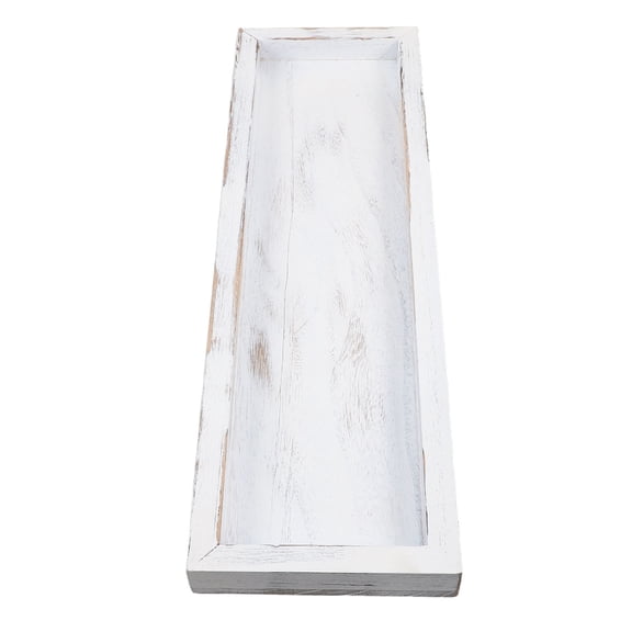 Phenofice Multipurpose Wooden Tray for Decor Multi Color Long Narrow Rustic Serving Platter