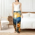 thumbnail image 4 of Rocae Elegant Sunset Sunflower for Women's Pajama Pants Pj Pants Lounge Pants-XX-Large, 4 of 6