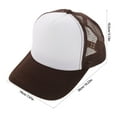 thumbnail image 2 of unbranded 5Ud Gorras Trucker Sublimación Para Estampado Fácil Ajuste Unisex Respirable Y, 2 of 6