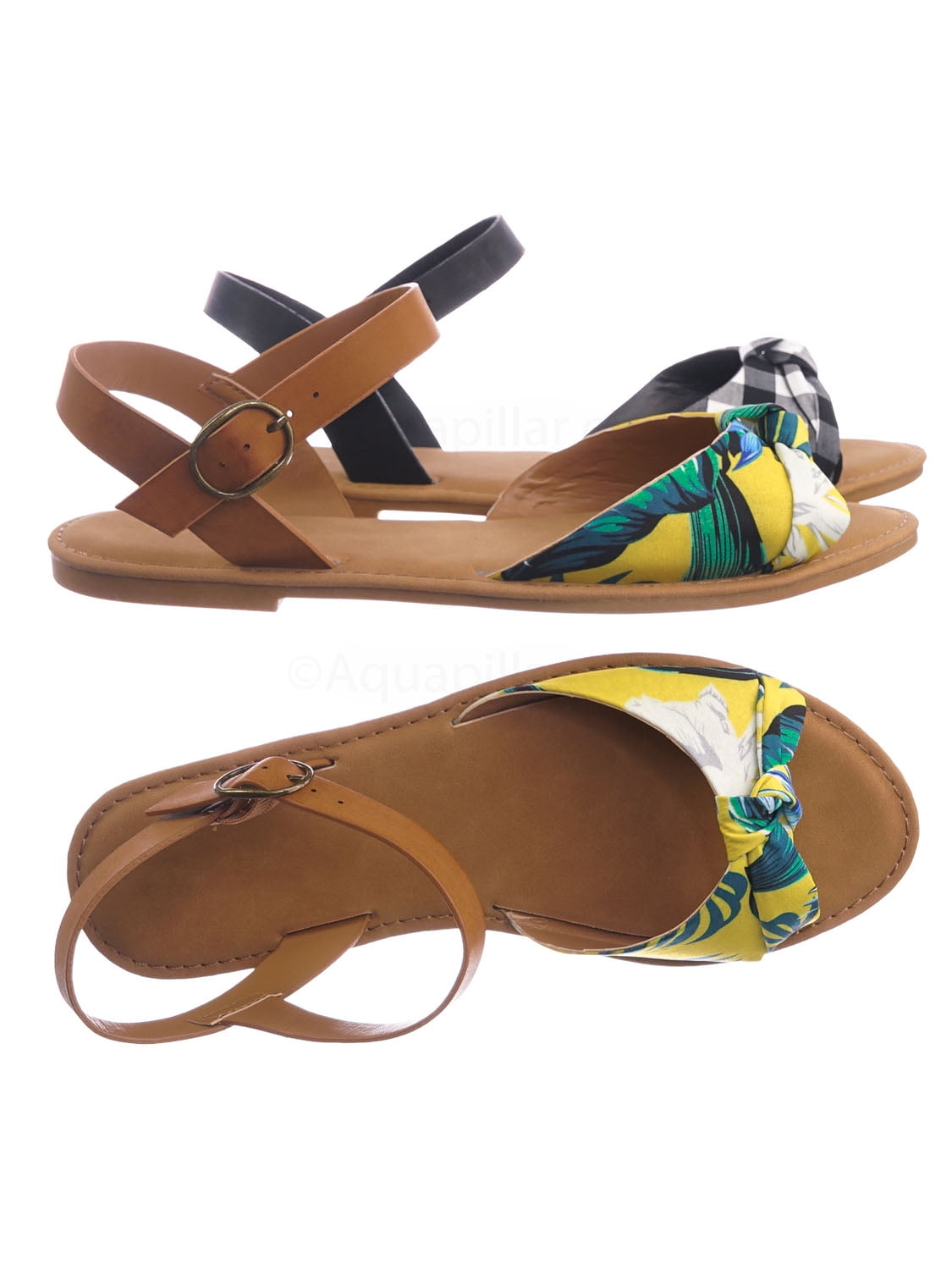 bamboo ankle strap sandals