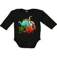 thumbnail image 3 of Inktastic Cute Dinosaurs Boys or Girls Long Sleeve Baby Bodysuit, 3 of 5