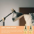 thumbnail image 3 of OULII 8Pcs Decorative Finials For Lamps Elegant Zinc Alloy Home Usage, 3 of 8