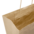 thumbnail image 2 of Bolsa de papel kraft (120 piezas) Caltom  Chica con asa, 2 of 4