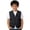Black, variant on Kids Cargo Explorer Vest, Multi-Pocket Sleeveless Zip-Up Utility Vest for Boys & Girls, Outdoor Adventure, Fishing, Camping, Hiking, Travel Wear(Navy/7-8 Years)