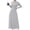 Gray, variant on WTOBBY Ladies' Temperament Slim Fit High Neck Fashionable Solid Color Long Sleeved Dress - Sophisticated and Elegant Dress with High Neck, Great for Formal or Casual Settings,Black L