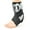 Black grey-S, variant on Adjustable Ankle Shore Brace with Rotational Lockstitch, Breathable Fabric for Basketball Running Gym Injury Preventio