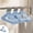 Blue, variant on Momihoom Quality Hangers - Super Heavy Duty Clothes Hanger - Thick Strong Standard Closet Clothing Hangers for Scarves and Belts