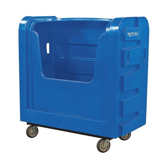 Poly Bulk Truck,36 cu ft,Blue G36-BLX-BFA-6UNN