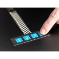 thumbnail image 1 of Adafruit Membrane 1x4 Clavier + Extras [ADA1332], 1 of 5